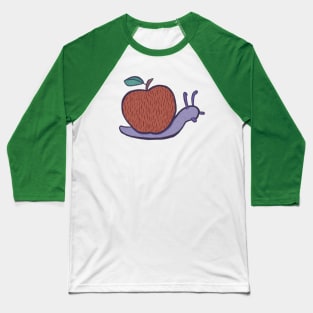 Apple Snail Baseball T-Shirt